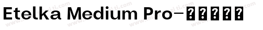 Etelka Medium Pro字体转换